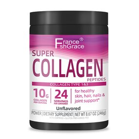 Collagen Peptides Powder - Hydrolyzed Hair Skin Nails Joint Health Supplement