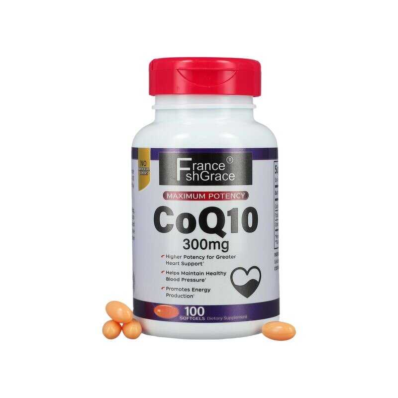 CoQ10 Softgels - 300mg 100 Count Heart Health Energy Production