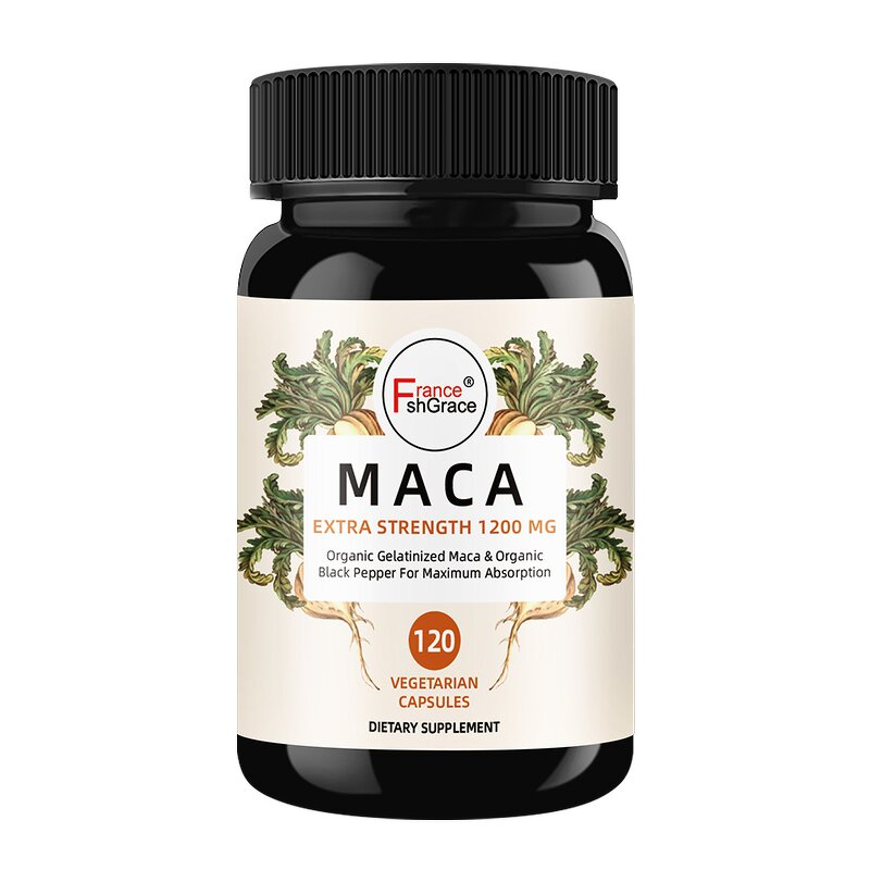 Maca Root Capsules - Natural Energy Passion Performance Men Women