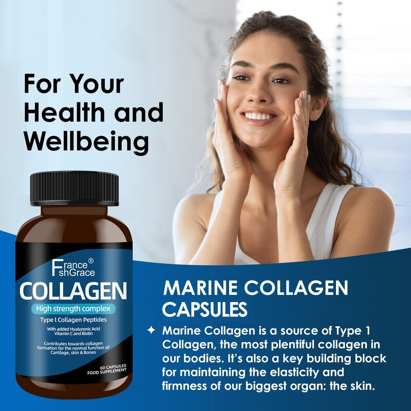 Fish Collagen Peptides - Organic Extract Skin Hair Nails Adult Supplement