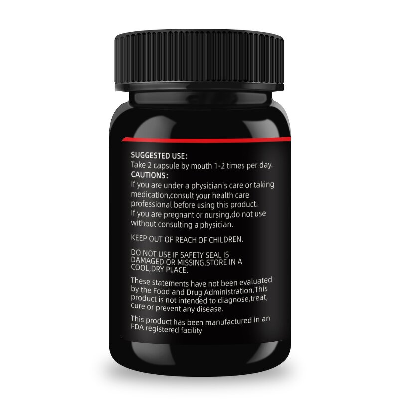 Male Booster Capsules - Organic Herbal Efficiency Strength Flexibility