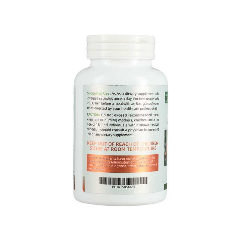 Prostate Capsules - Saw Palmetto Enhanced 60 Count Men Women Supplement