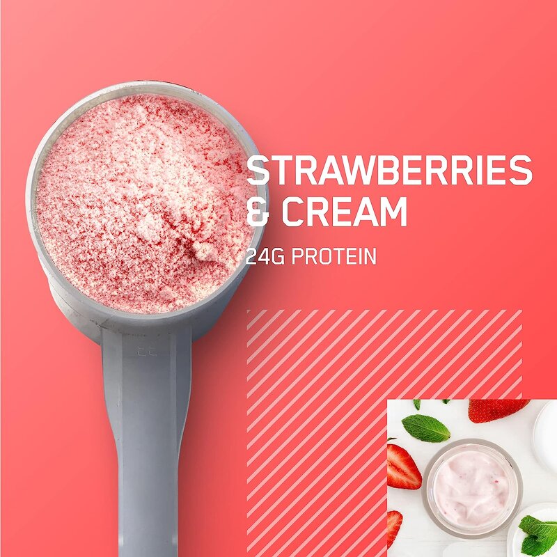 Whey Protein Isolate - Strawberry Cream Muscle Growth Healthcare Supplement
