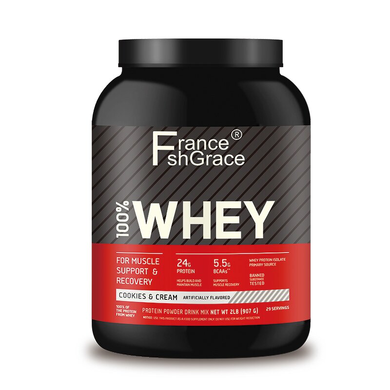 Whey Protein Isolate - Cookie Cream Flavor Gym Protein OEM Custom Label