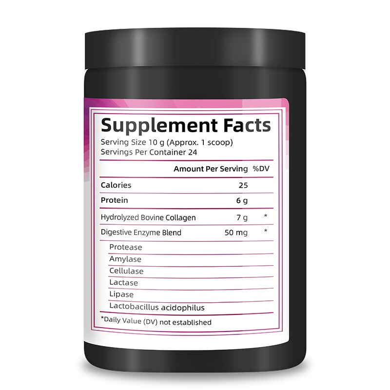 Collagen Peptides Powder - Hydrolyzed Hair Skin Nails Joint Health Supplement