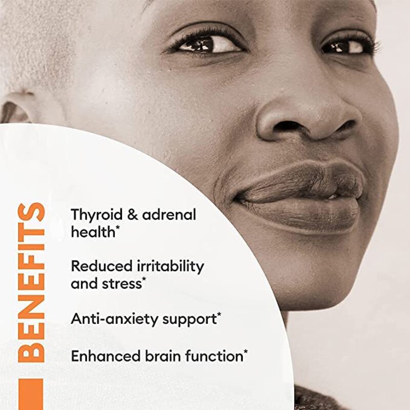 Ashwagandha Capsules - Organic Black Pepper Bioavailable Mood Support