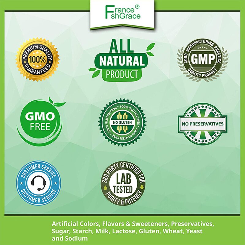 Omega 3 Fish Oil - 2500mg Lemon Flavor 900mg EPA 600mg DHA 90 Softgels