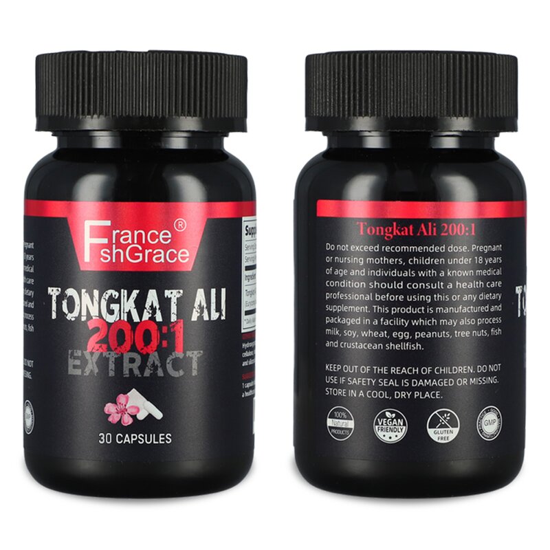 Tongkat Ali Capsules - Organic 60 Count Men Women Health Plant Extract
