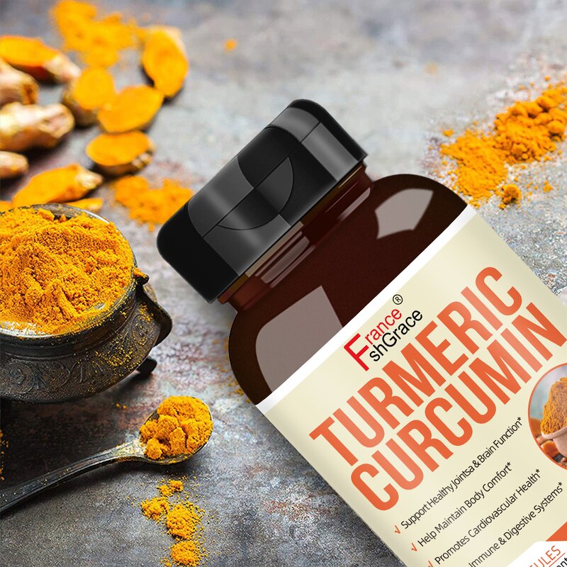 Turmeric Curcumin Capsules - Antioxidant Joint Health Herbal Supplement