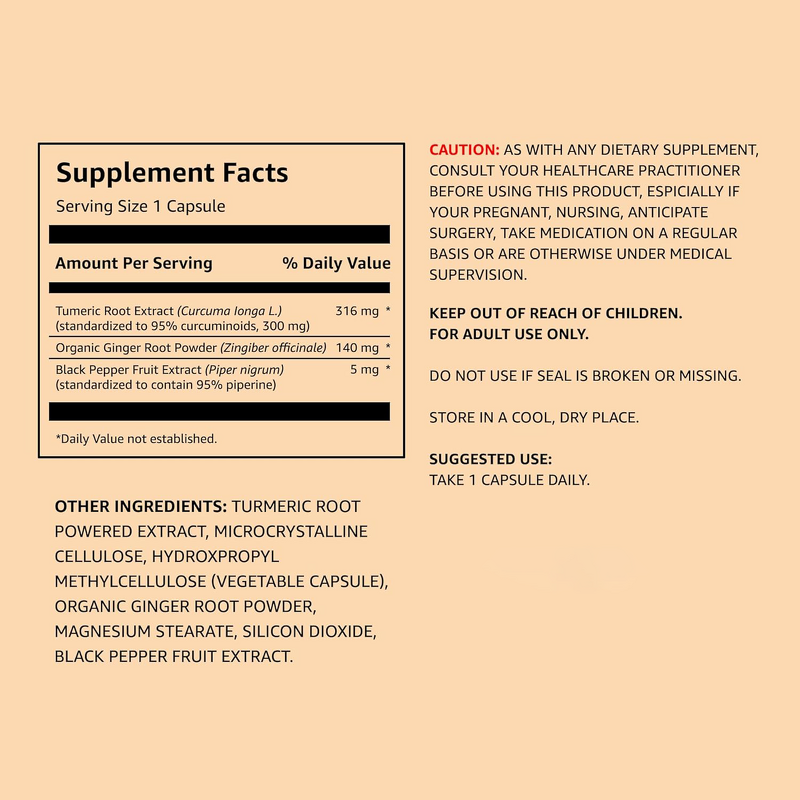 Turmeric Complex Capsules - Joint Immune Inflammation Response Support