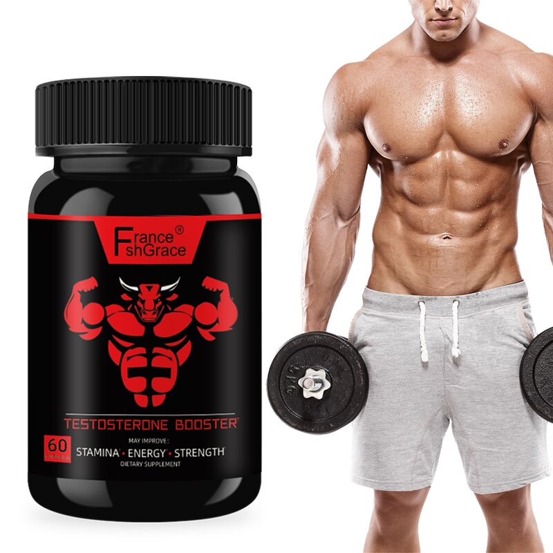 Male Booster Capsules - Organic Herbal Efficiency Strength Flexibility