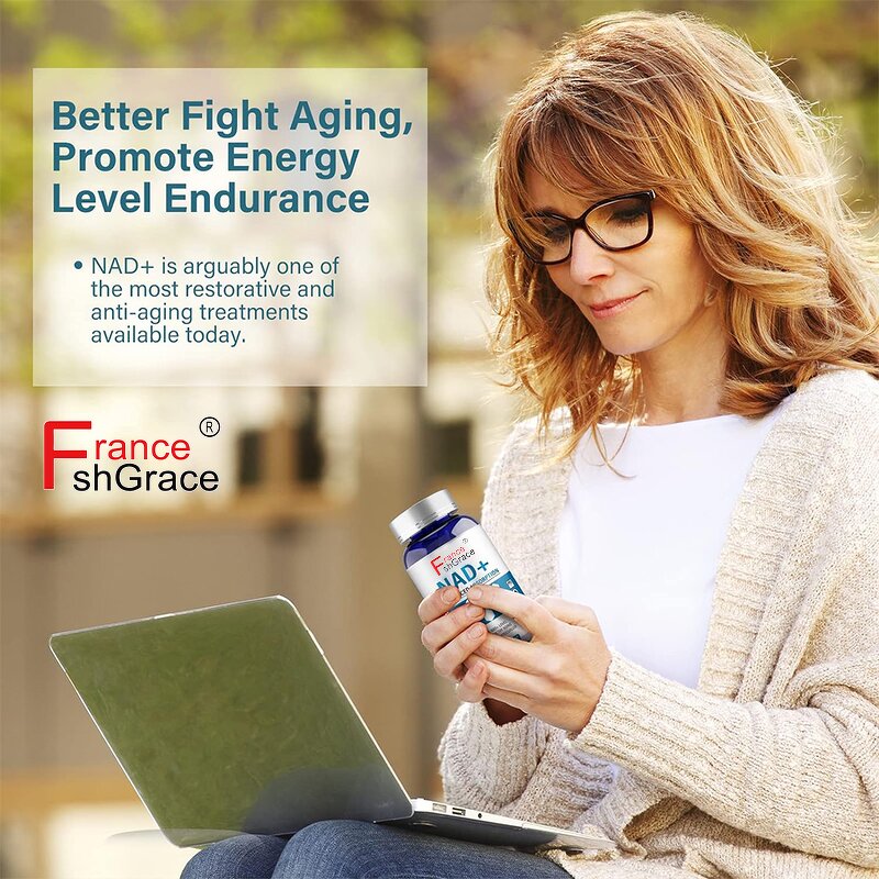 NAD+ TMG Capsules - 250mg Ultra Max Absorption 120 Count Adult Supplement