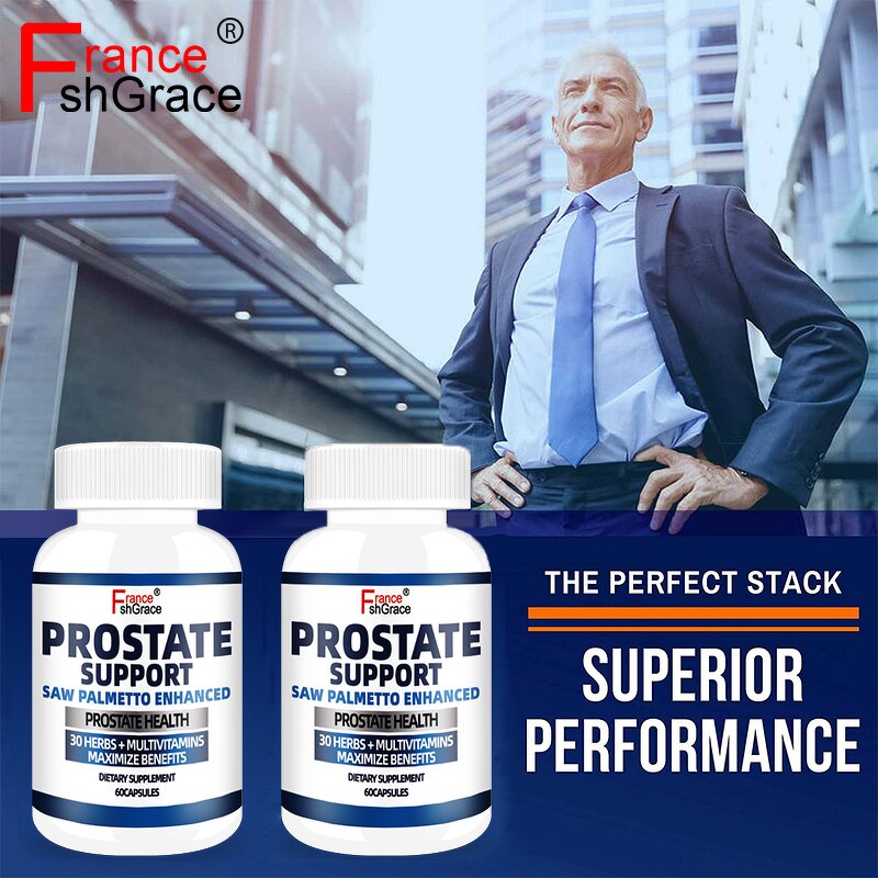 Prostate Capsules - 60 Count Single Homeopathic Herbal Plant Extract Supplement