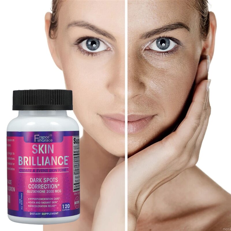 Skin Whitening Supplement - Organic Plant Extracts Liver Health Men Women