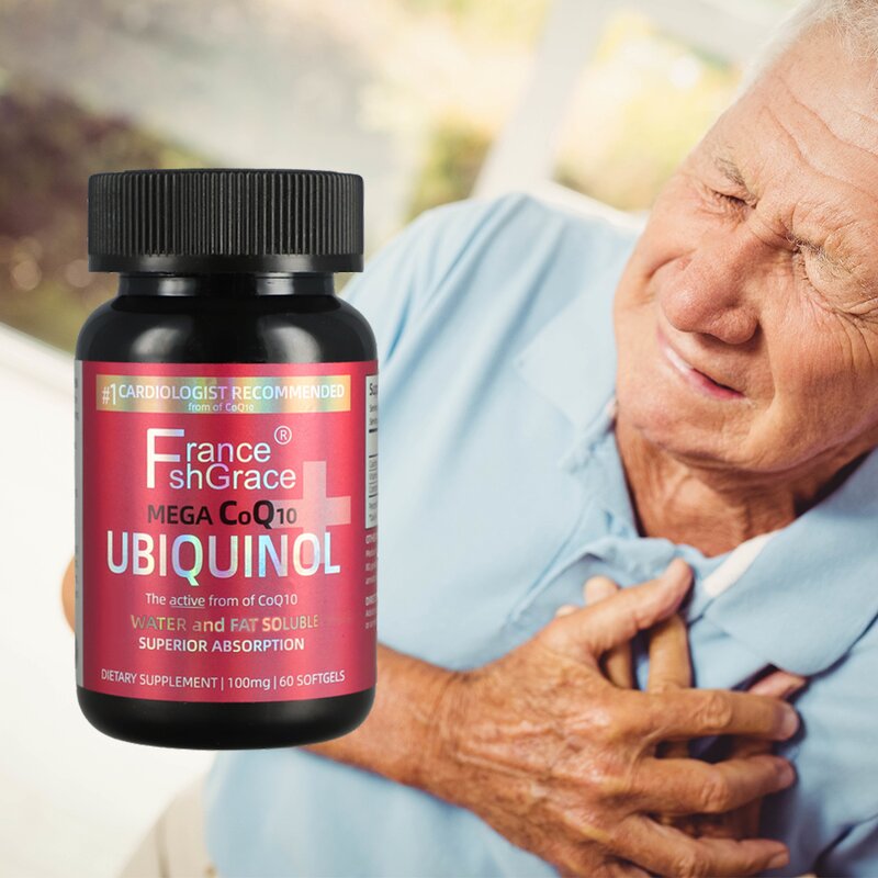 Ubiquinol CoQ10 Softgels - 100mg 60 Count Superior Absorption Heart Health