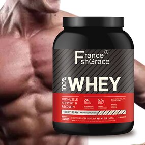 Whey Protein Isolate - Rocky Road Flavor Body Muscle Building Private Label