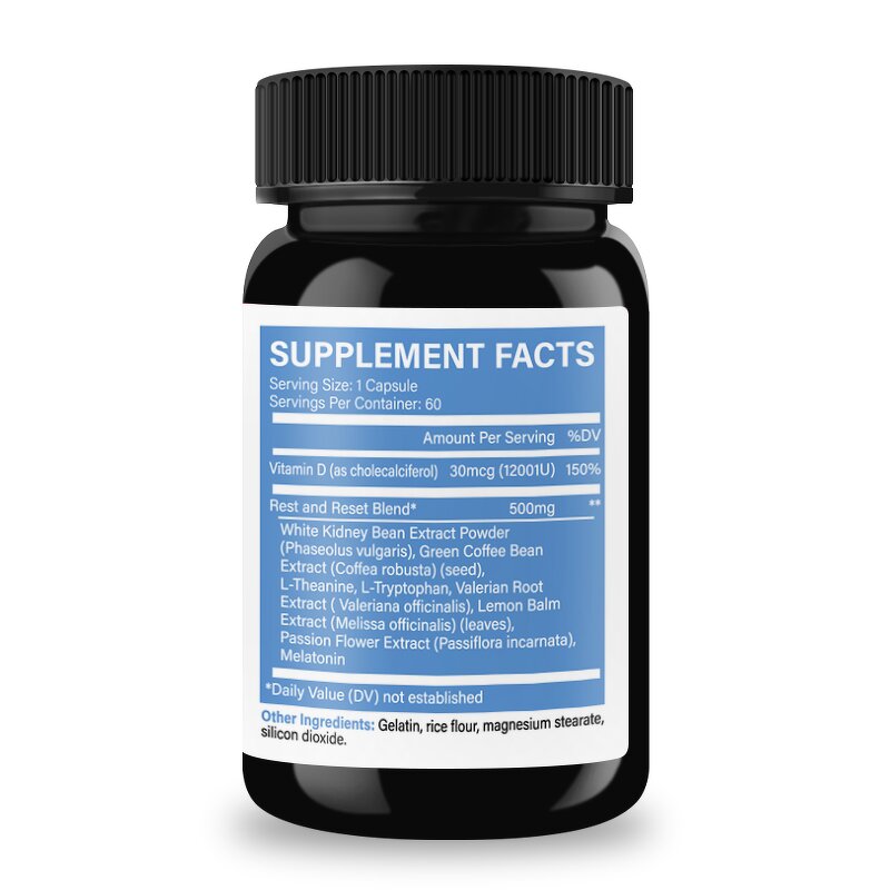 Night Time Fat Burner - 60 Count Hunger Suppressant Carb Blocker Weight Loss