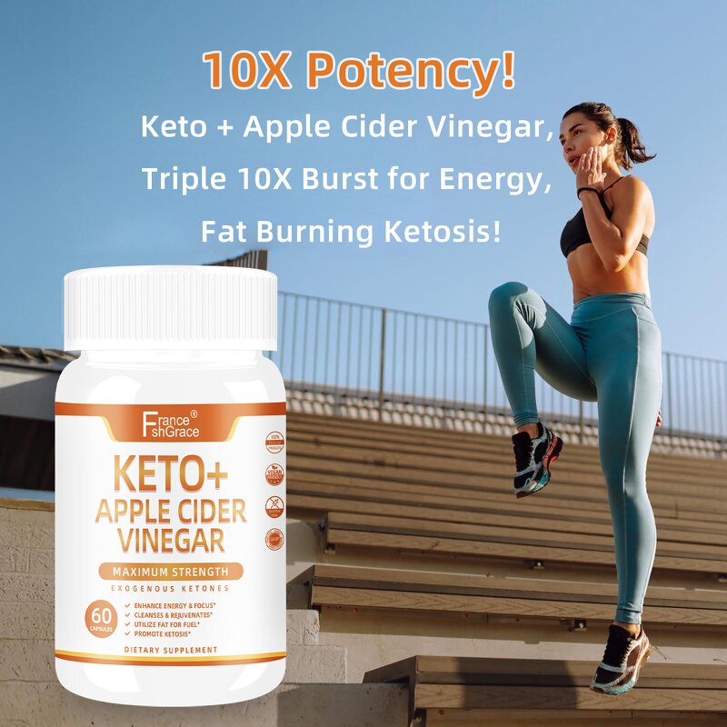 Keto Apple Cider Vinegar - With Mother Ketosis Support Men Women