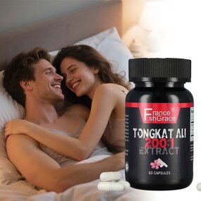 Tongkat Ali Capsules - 200:1 60 Count Men Energy Strength Performance