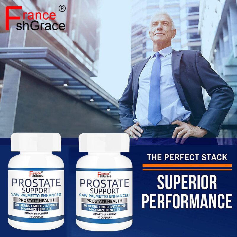 Prostate Capsules - Saw Palmetto Frequent Urination Hair Health Organic