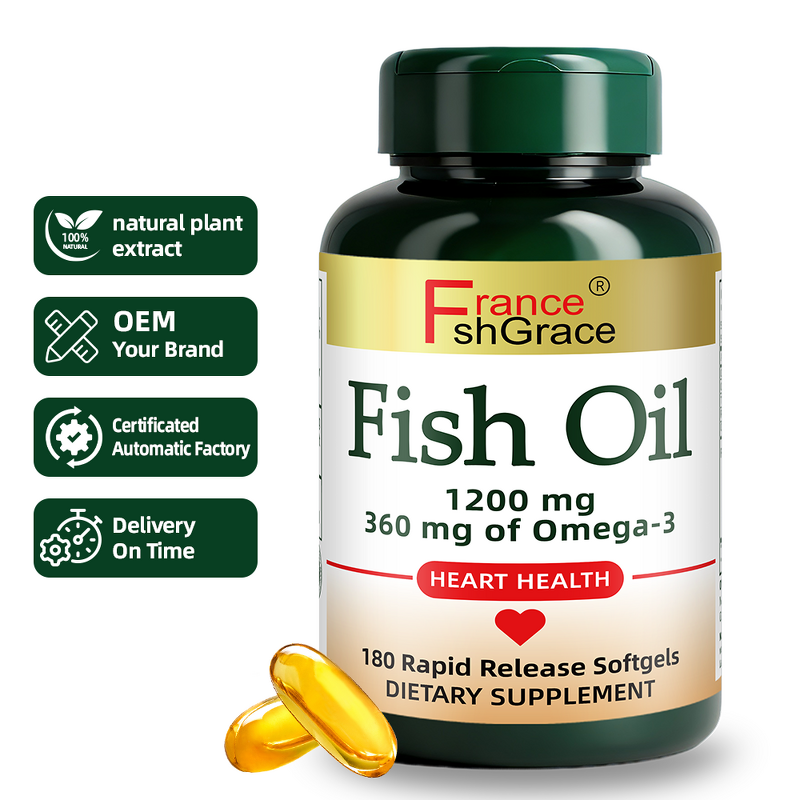 Fish Oil Softgels - Cellular Integrity Metabolic Health Men Women