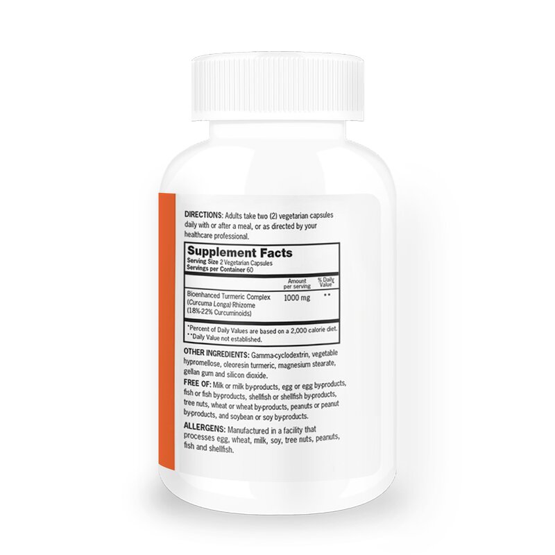 Turmeric Curcumin Capsules - 1000mg Extra Strength Joint Support