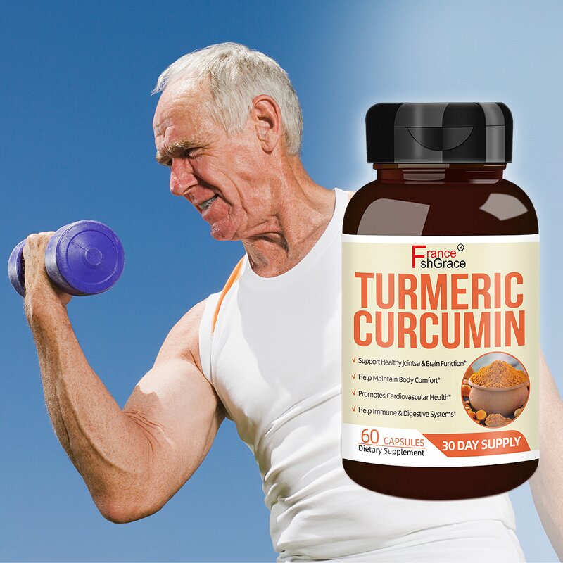 Turmeric Curcumin Capsules - Antioxidant Joint Health Herbal Supplement