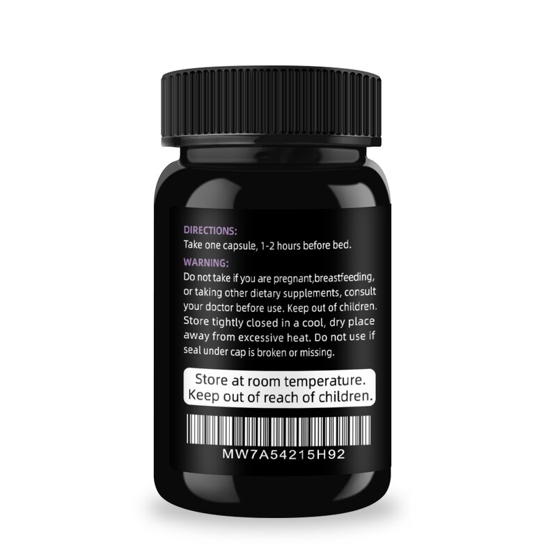 Magnesium Complex Capsules - Organic Muscle Support Men Women Plant Extract