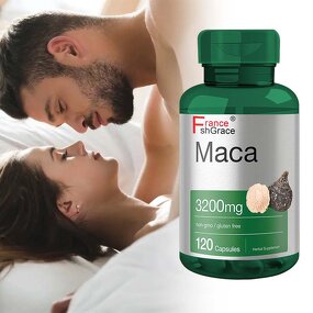 Maca Root Capsules - 3200mg 120 Count Non-GMO Gluten Free Men Women