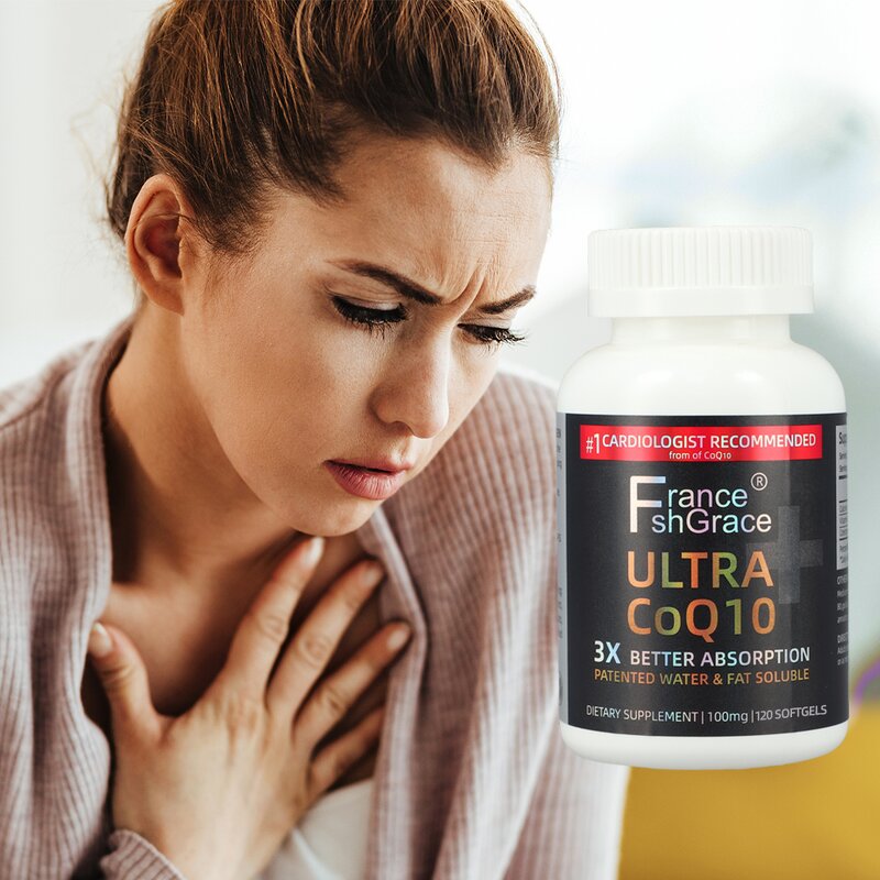 CoQ10 Softgels - 60 Count Ultra Antioxidant Cardiovascular Heart Health