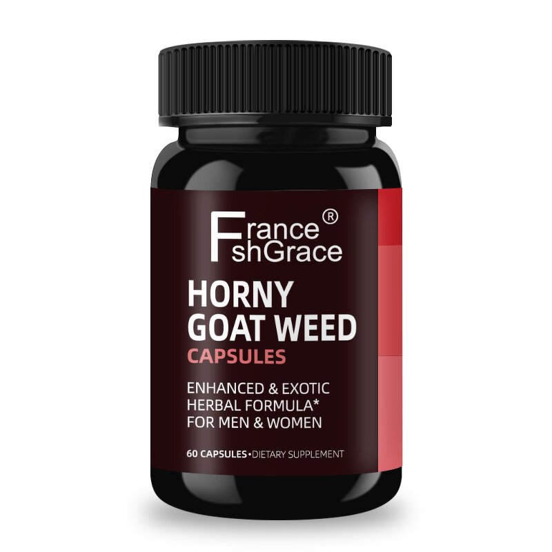 Horny Goat Weed Capsules - Extra Strength Performance Energy Men Women