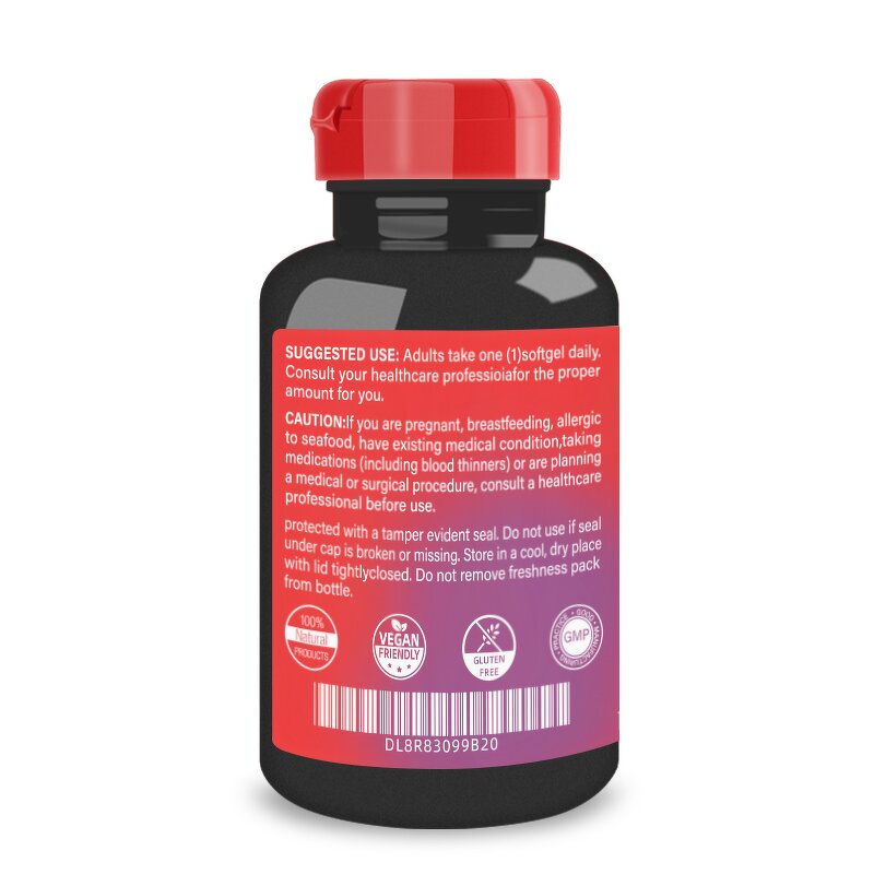 Antarctic Krill Oil - 350mg 60 Count Omega 3 Heart Health Adult