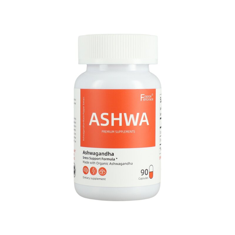 Ashwagandha Capsules - Organic Black Pepper Bioavailable Mood Support