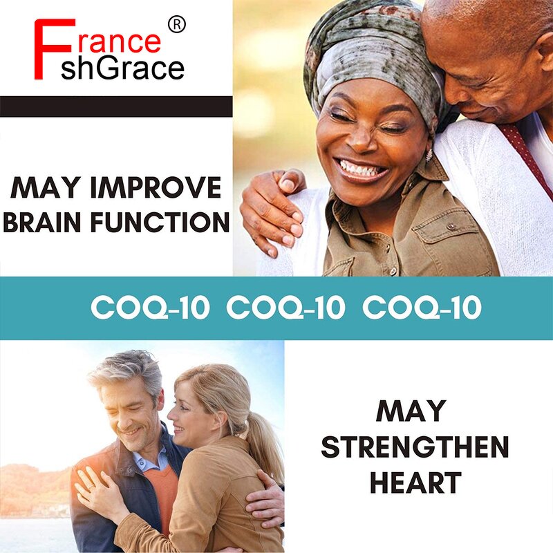 CoQ10 Capsules - 200 Count Skin Health Exercise Performance Adult