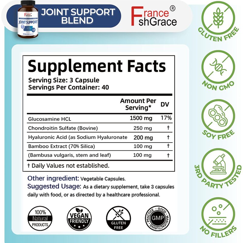 Glucosamine Chondroitin Capsules - New Arrival Knee Pain Joint Health Men Women
