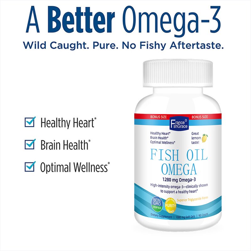 Triple Strength Omega 3 - 90 Softgels Blood Health Regulation Supplement