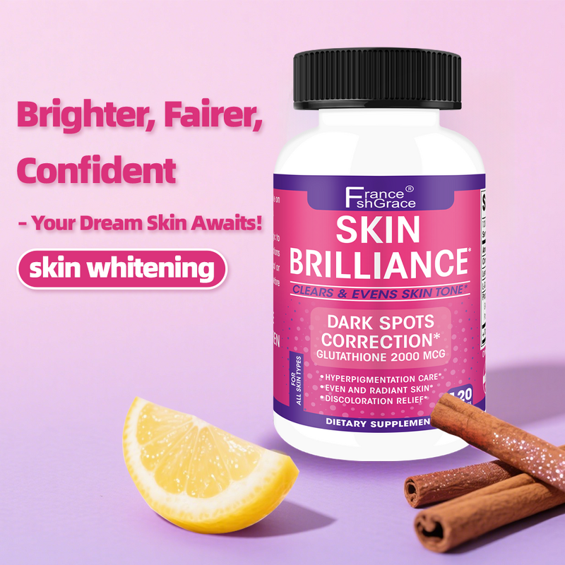 Glutathione Capsules - 2000mcg Skin Tone Enhancer Dark Spots Antioxidant