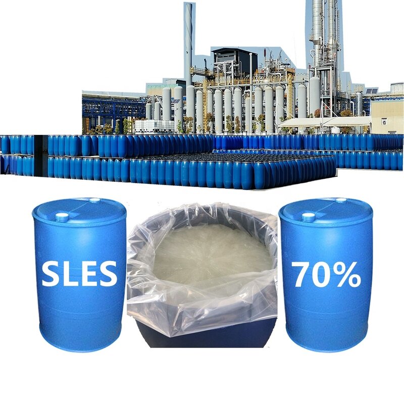 Sodium Lauryl Ether Sulfate Manufacturer - SLES 28% 70% CAS 68585-34-2 Farmasino