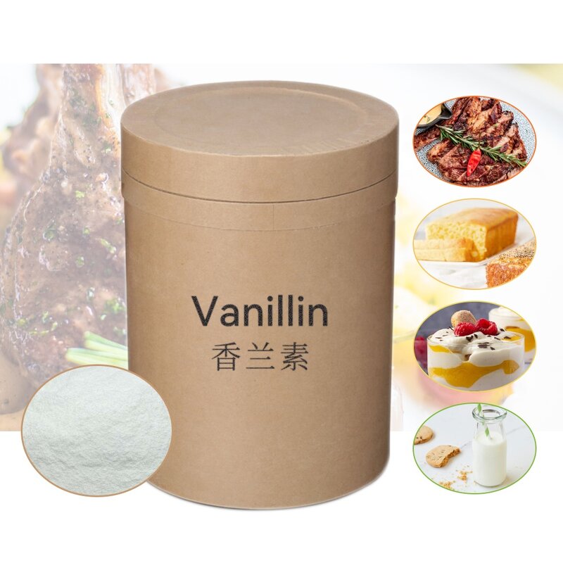 Vanillin Powder Manufacturer - Food Grade 25kg Package Top Selling