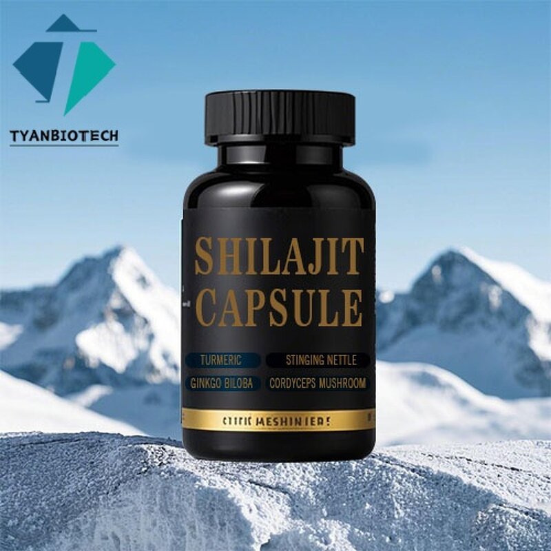 Shilajit Seamoss Capsules - Factory OEM Pure Himalayan 50% Fulvic Acid