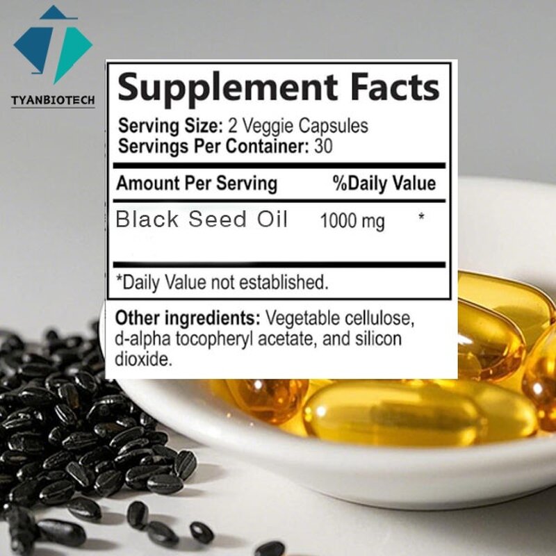 Black Seed Oil Supplements - Private Label Softgel Capsules Vegan Gummies