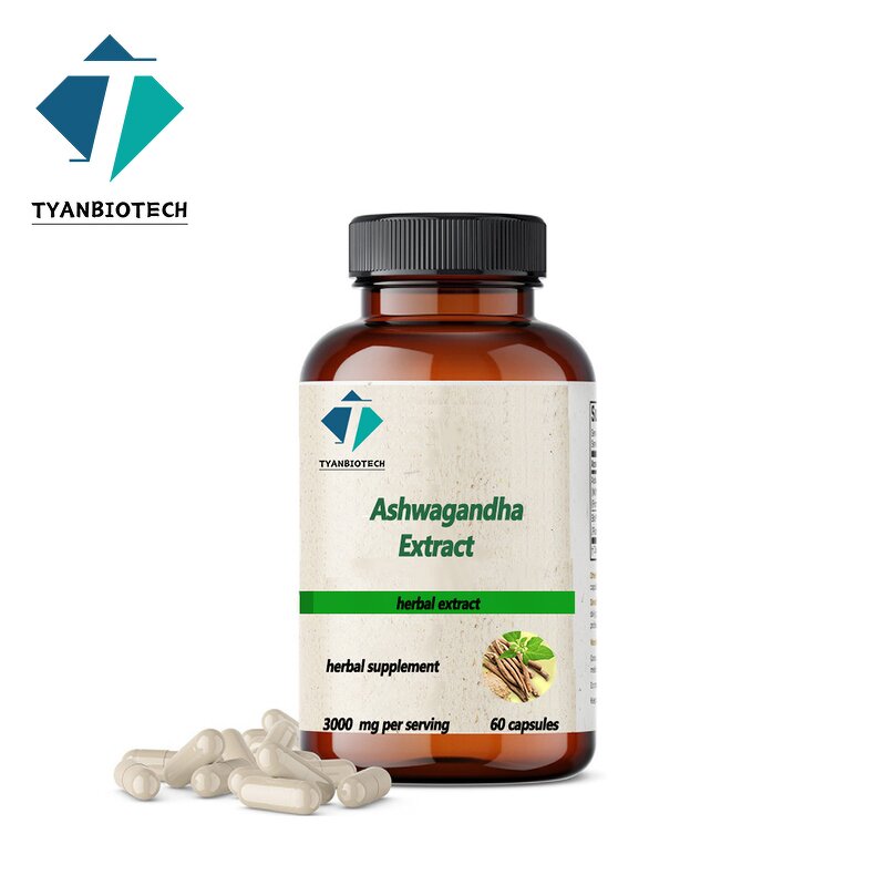 Ashwagandha KSM66 Capsules - Factory OEM Private Label Extract Supplement