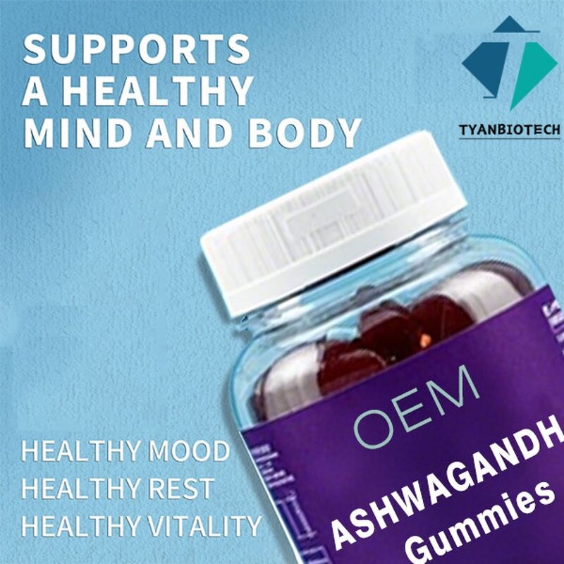 Ashwagandha Gummies - Factory Supply Organic Extract Herbal Supplement