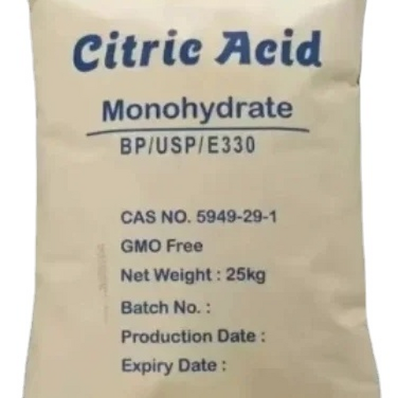 Citric Acid Monohydrate - Food Grade Bulk Powder Flavoring Agent