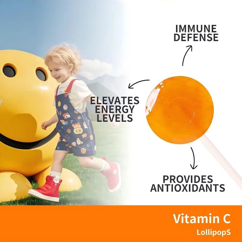 Vitamin C Lollipop Manufacturer - Sugar Free Immune Supplement for Kids & Private Label