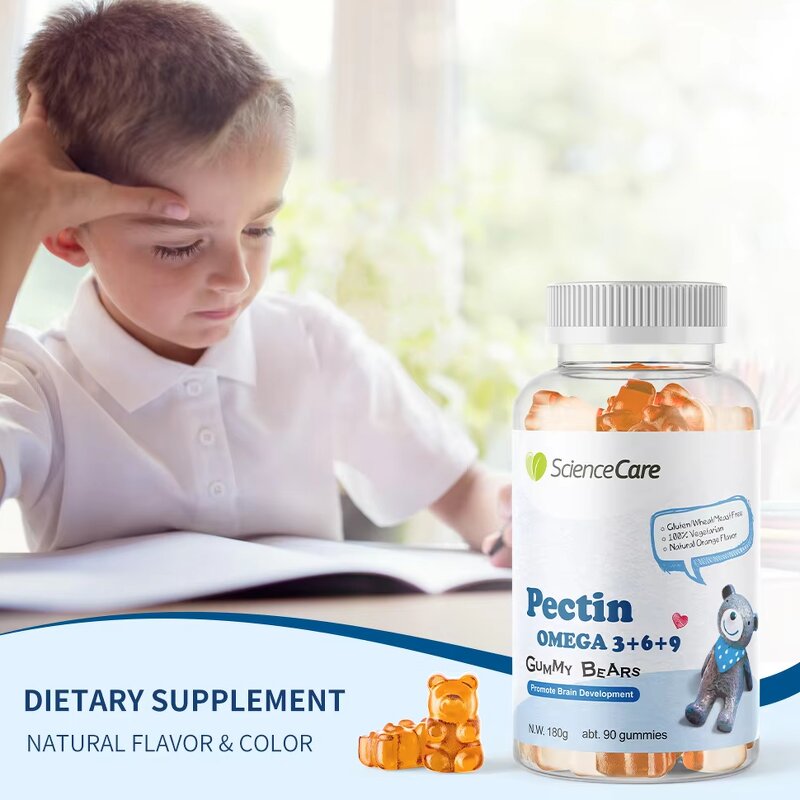 Omega 3-6-9 Gummy Manufacturer - Pectin Candy Bears for Kids & Private Label