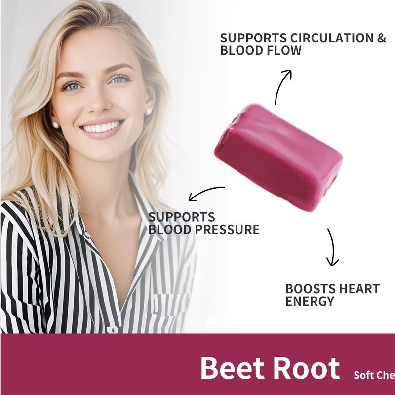 Beetroot Soft Chews Manufacturer - Sugar Free Vegan Gummy & ODM OEM