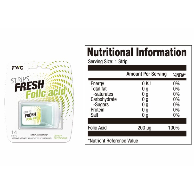 Folic Acid Strips Manufacturer - Portable Easy to Use