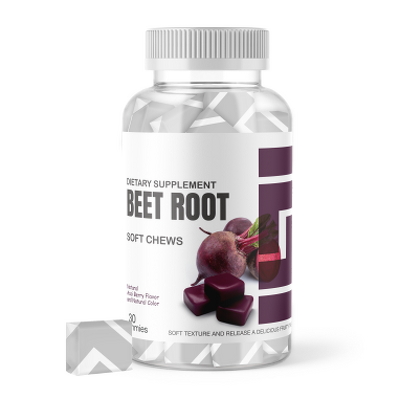 Beet Root Chews Manufacturer - Sugar-free with Nitric Oxide for Heart & Private Label GMP