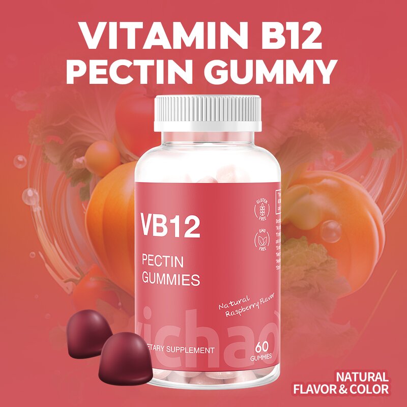 Vitamin B12 Gummy Manufacturer - Pectin Vegan Candy & Customized